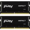 32GB (2x16GB) KINGSTON FURY Impact DDR5-6400 CL38 RAM Gaming Notebooksp. Kit