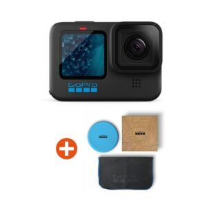 GoPro Hero 11 Black 5K60/4K120-Action Cam wasserdicht inkl. GoPro Swag Pack