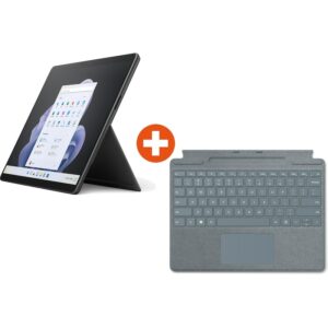 Surface Pro 9 Evo 13" 2in1 Graphit i5 8GB/256GB SSD Win11 QEZ-00021 KB Blau