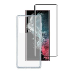 4Smarts 360° Starter Set X-Pro Glas + Case für Galaxy S23 Ultra transparent
