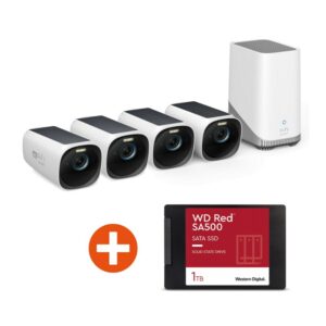 eufyCam 3 Set Outdoor Kamera 4K 4+1 solarbetr. Überwachungssystem