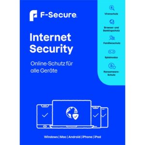 F-Secure Internet Security | 1 Gerät | 1 Jahr | Download & Produktschlüssel