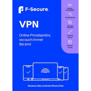 F-Secure VPN | 3 Geräte | 1 Jahr | Download & Produktschlüssel