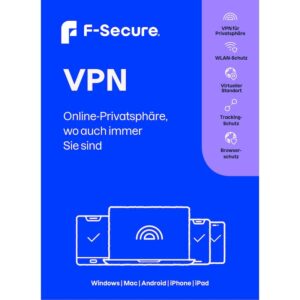 F-Secure VPN | 5 Geräte | 1 Jahr | Download & Produktschlüssel