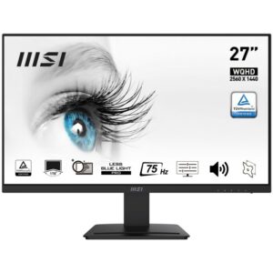 MSI Pro MP273QVDE 69cm (27") WQHD VA Office Monitor HDMI/DP 75Hz 4ms
