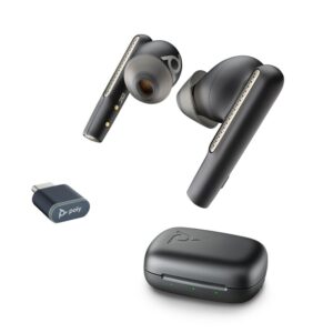 Poly Voyager Free 60 UC True Wireless Kopfhörer USB-C mit Ladecase Carbon Black
