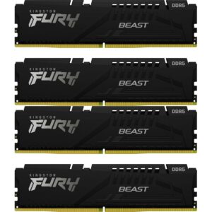 64GB (4x16GB) KINGSTON FURY Beast Black XMP DDR5-5600 CL40 RAM Speicher Kit