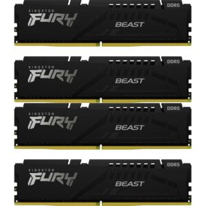 64GB (4x16GB) KINGSTON FURY Beast Black XMP DDR5-5600 CL40 RAM Speicher Kit