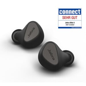 JABRA Elite 5 Bluetooth In-Ear Kopfhörer Titanium Schwarz