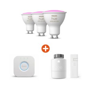 Philips Hue White & Color Amb. GU10 350lm 3er Pack