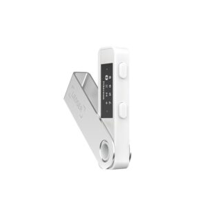 Ledger Nano S Plus Krypto-Hardware-Geldbörse Mystisches Weiß