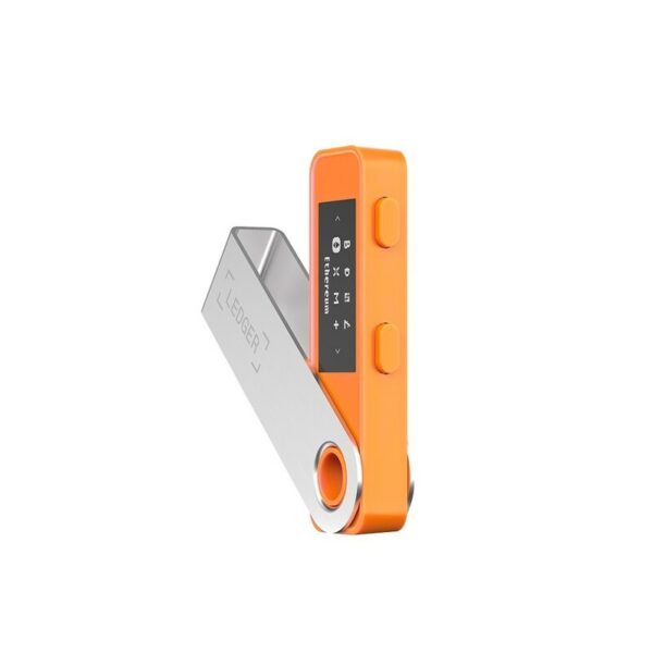 Ledger Nano S Plus Krypto-Hardware-Geldbörse BTC Orange