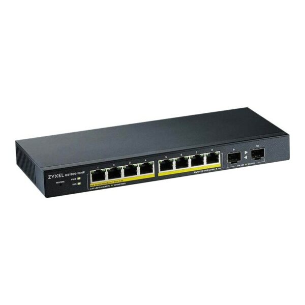 ZyXEL GS1900-10HP 10-Port smart managed 77W PoE+ Switch