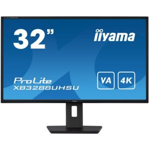 iiyama ProLite XB3288UHSU-B5 80cm (32") 4K UHD VA Monitor HDMI/DP/USB 60Hz LS