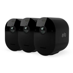 Arlo Pro 5 Überwachungskamera außen - 3er Set schwarz