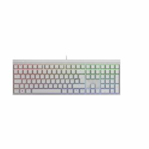 Cherry MX Board 2.0S kabelgebundene Gaming Tastatur weiß DE Layout silent red